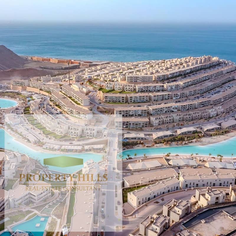 Panoramic sea-view villa for sale at half its original price from Tatweer Misr, fully finished and available with installment payments over 10 years. - Ansicht 4