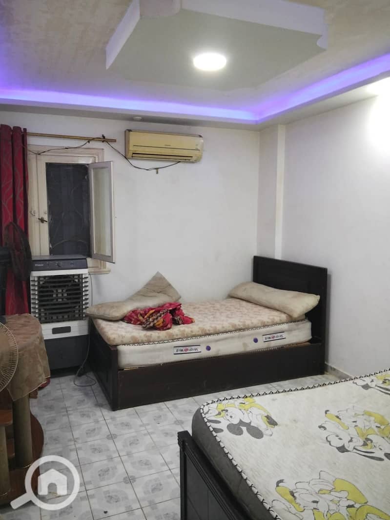 Furnished apartment for annual rent for a family, couple, or company. 2 bedrooms, reception two pieces, kitchen, bathroom, first floor in Alexandria, Al Agami, kilo 21 on Palm Beach in a very distinguished location. - Widok 4
