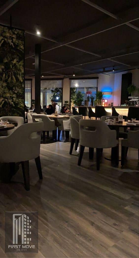 Investment opportunity Restaurant or cafe 86 sqm with outdoor space prime location directly on Street 90 at the intersection with Mohamed Naguib - Mehr