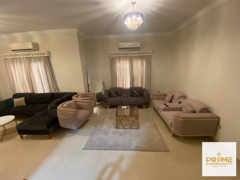 Furnished corner townhouse for rent in Zayed Dunes Compound, in the heart of Sheikh Zayed City, near The Gate Mall and all services and main roads. - Widok 4
