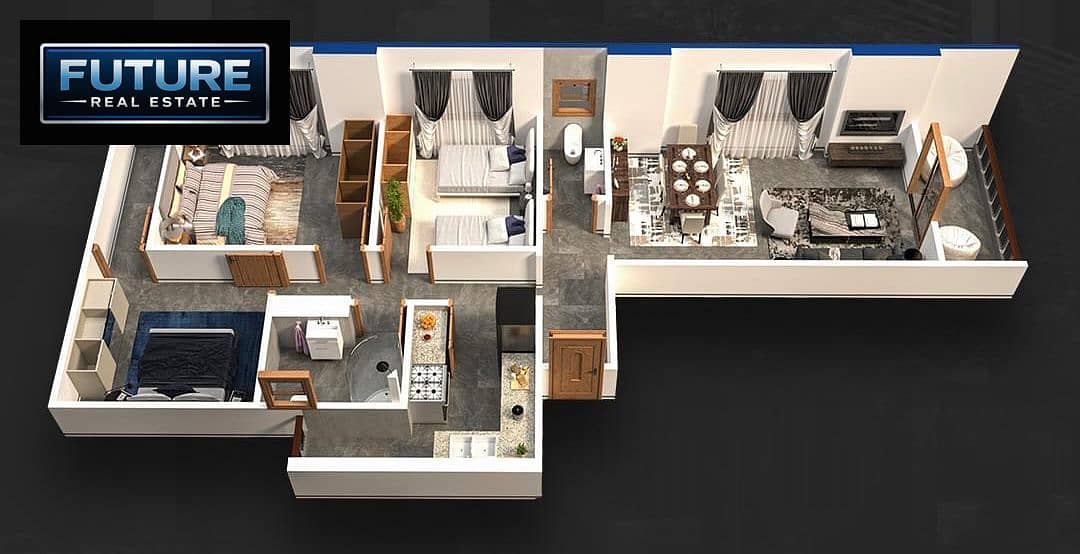 132 m apartment + 130 m roof in Degla New Zahrat Al-Maadi subdivision – pohled 5