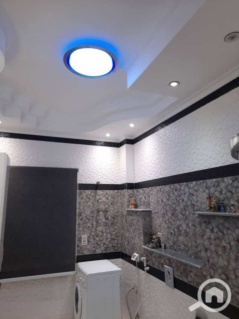 Furnished ground duplex with a garden for rent in the first neighborhood in New Cairo, modern and contemporary furniture. - Ansicht 6