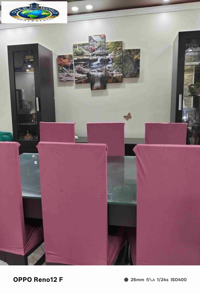 Furnished apartment for rent in Zahraa Al-Maadi, section eight, consisting of 3 bedrooms, a reception, 3 bathrooms, and a fully equipped kitchen with air conditioning, Wi-Fi, natural gas, five beds, and all electrical appliances. It's on the third floor with an elevator in a classy and quiet location. Monthly rent required for contact: phone number # phone number. There is also for. - Widok 6