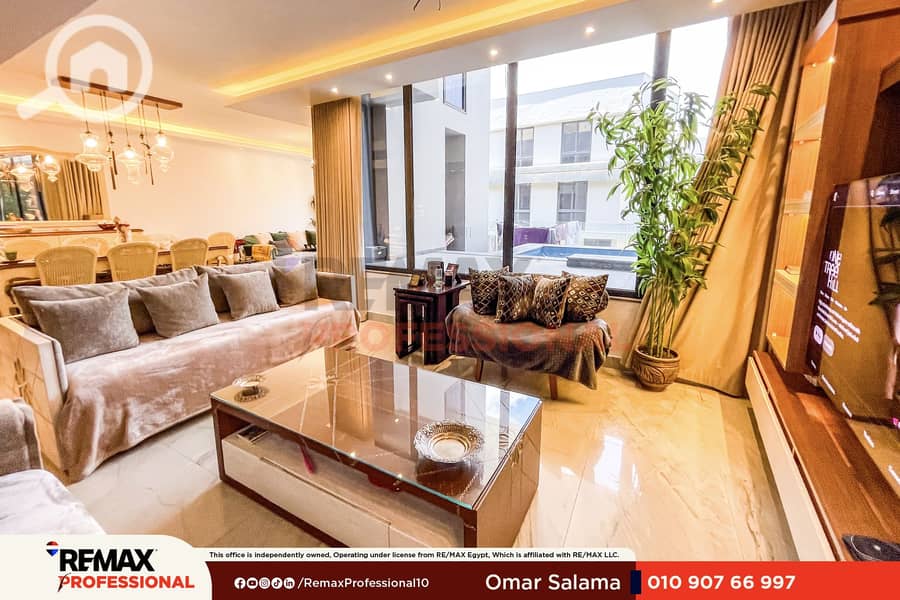 Ready to move duplex villa for sale in Skyline - Smouha - Widok 4