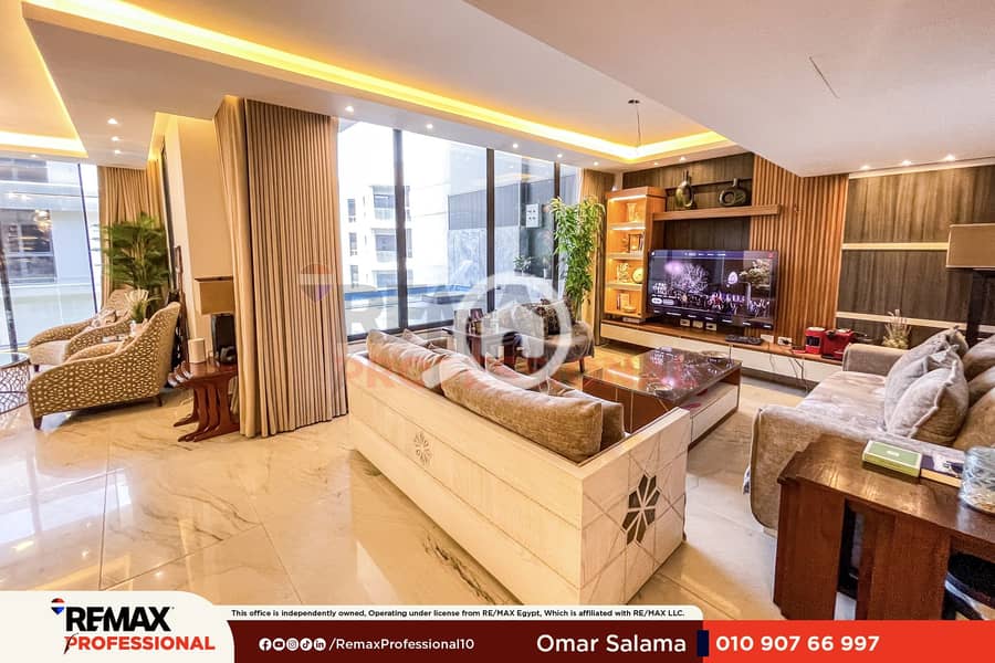 Ready to move duplex villa for sale in Skyline - Smouha - Więcej