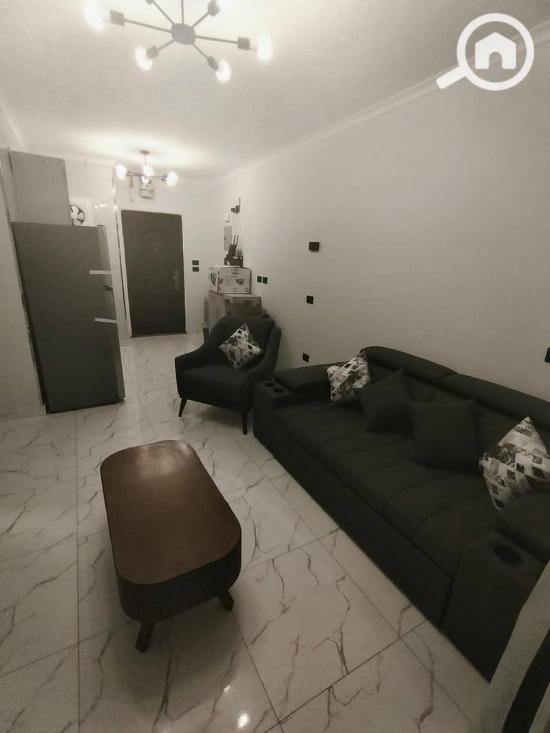 Furnished studio apartment for rent in the seventh district of Zahraa El Maadi – pohled 2