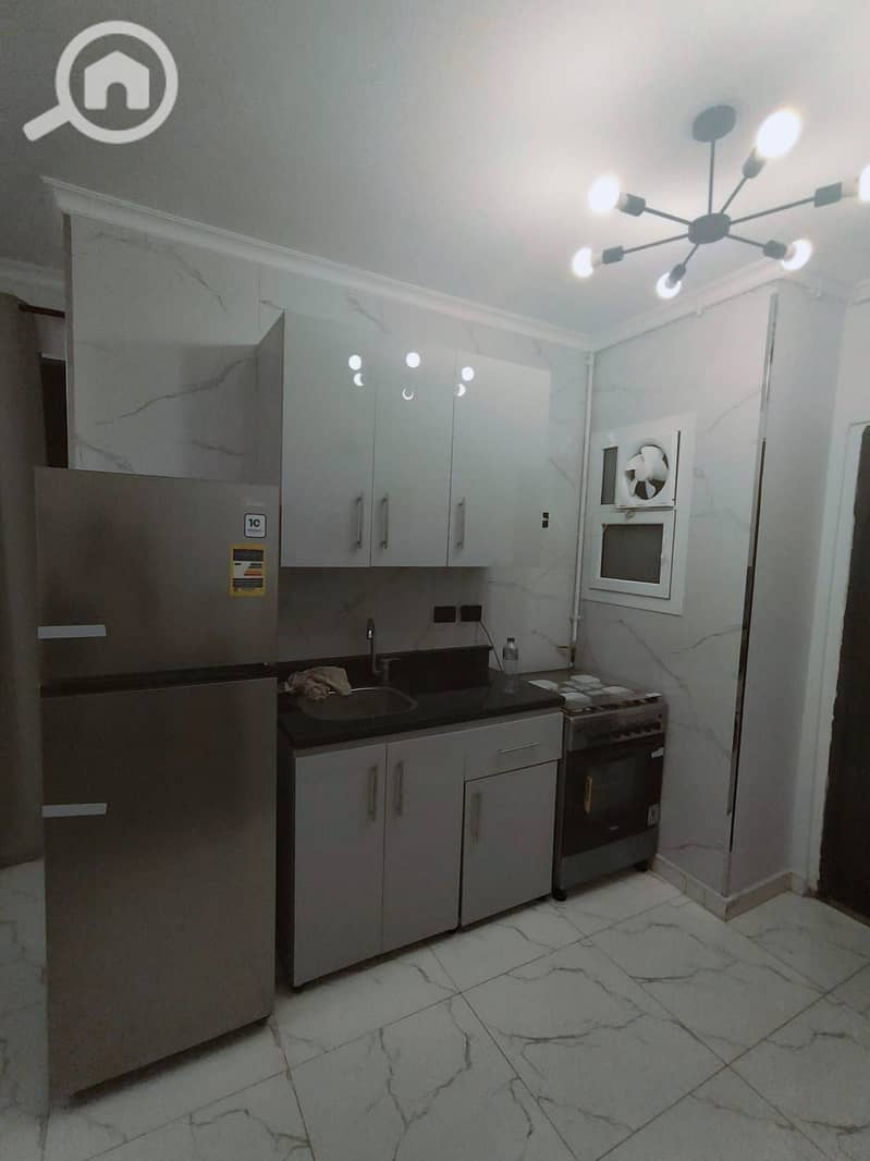 Furnished studio apartment for rent in the seventh district of Zahraa El Maadi – pohled 3
