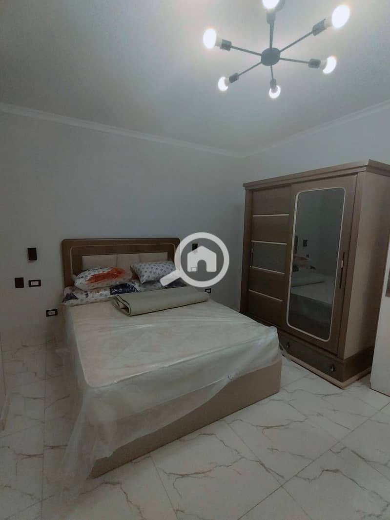 Furnished studio apartment for rent in the seventh district of Zahraa El Maadi – pohled 6