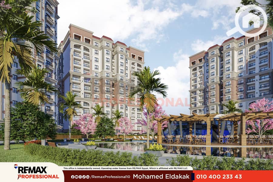 Open view fully finished lowest down payment installments over 5 years apartment for sale in Sawari - Widok 3