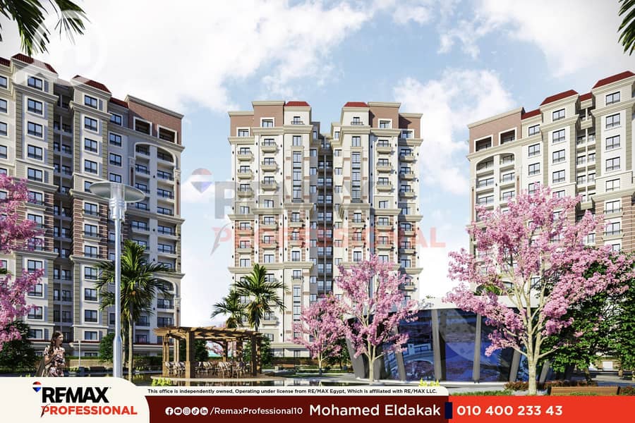 Open view fully finished lowest down payment installments over 5 years apartment for sale in Sawari - Widok 4