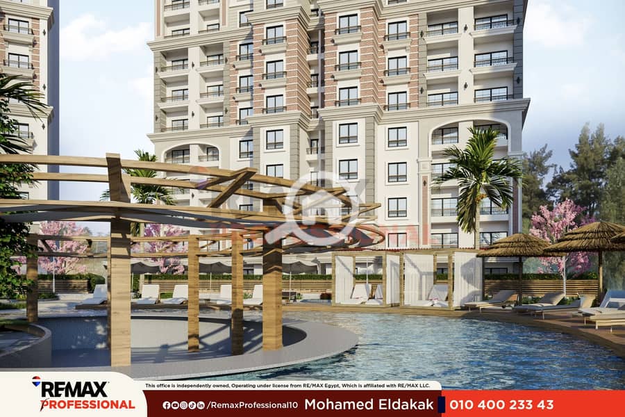 Open view fully finished lowest down payment installments over 5 years apartment for sale in Sawari - Więcej