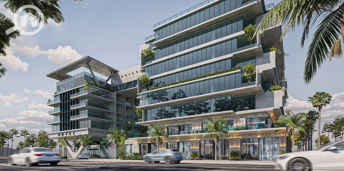 Finished admin office Plaza view for sale in Bridges Mall, Sheikh Zayed - Widok 3