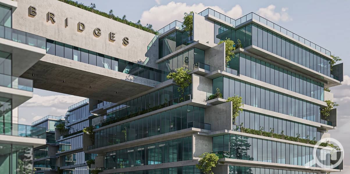 Finished admin office Plaza view for sale in Bridges Mall, Sheikh Zayed - Widok 5
