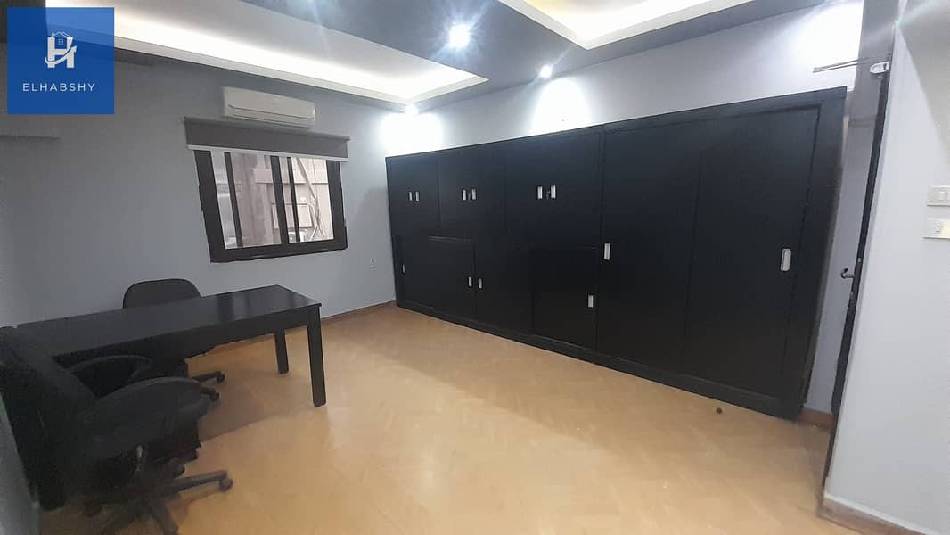 With an administrative license, 250 sq m office in Mohandessin with a view of Arab League Street, 6 rooms (administrative tower), office for rent. - Görünüm 6