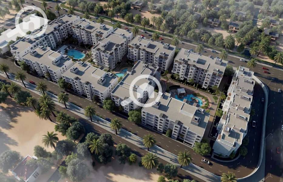 An apartment of 108m in the Green Revolution, GENISTA COMPOUND next to Al-Rabwa Compound and Al Ahly Club in Sheikh Zayed, available for installment without interest. - Widok 5