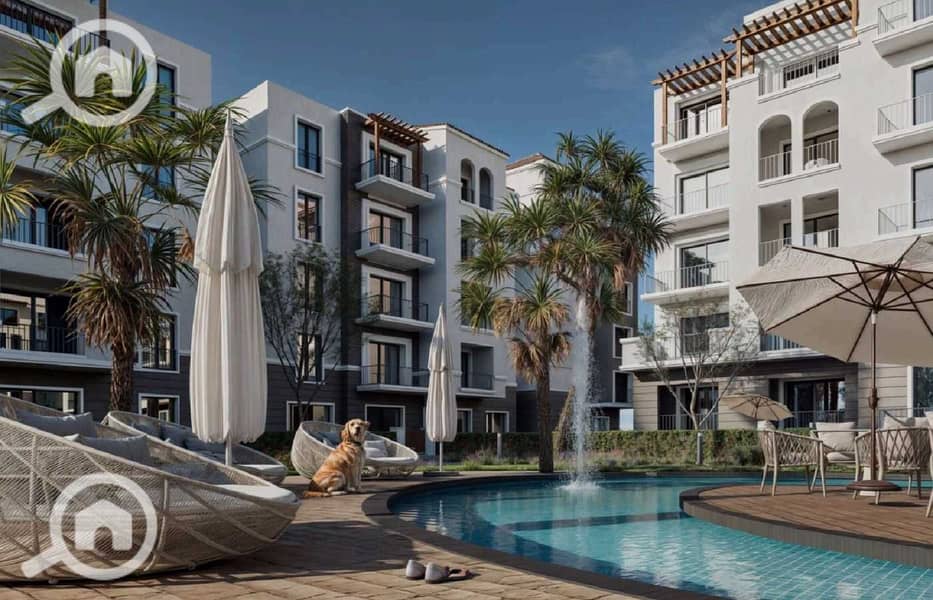 131m apartment in Al-Thawra Al-Khadra, GENISTA COMPOUND next to Al-Rabwa Compound and Al Ahly Club, Sheikh Zayed, installment without interest. - Widok 2