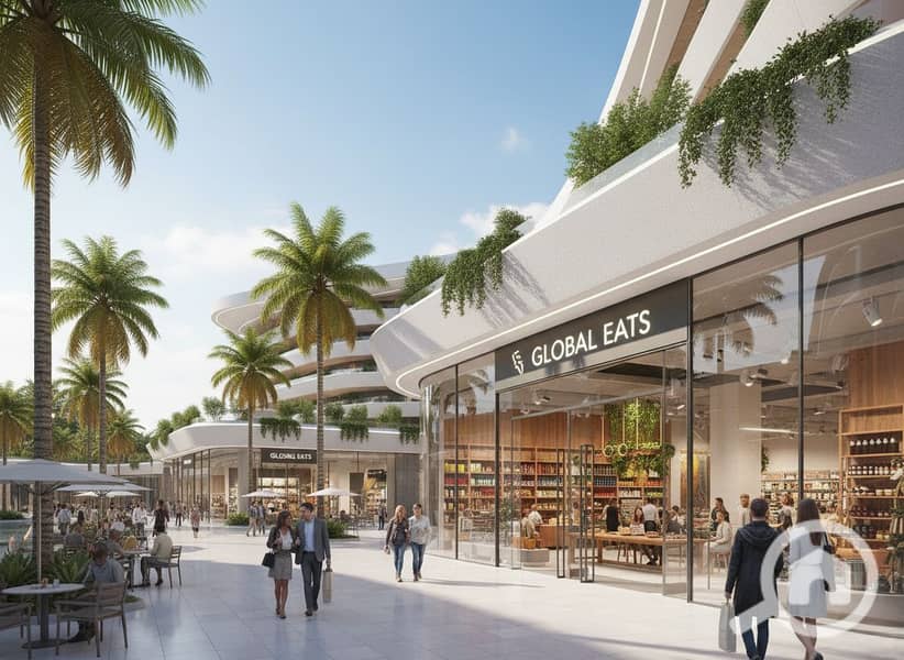 For a return of up to 30%, a store is available for sale in installments in the administrative capital in front of the Al-Fattah Al-Aleem Mosque and the capital gate with a down payment of 5% over 8 years. - Widok 4