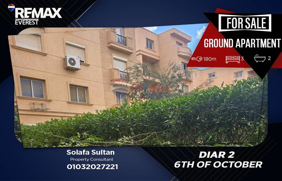 Ground Floor Apartment with Two Private Gardens for Sale in Dyar 2 | RTM - Widok 2