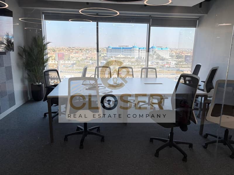 The last (RTM - Ready to Move) office for sale directly in front of Cairo Airport, in the prime location of New Cairo within ( Taj City ) compound – pohled 2