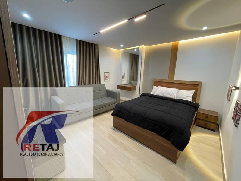 A distinctive apartment for rent in Fifth Settlement in Amorada Compound, ultra-super-lux finishing, swimming pool view, very prime location. - Mehr
