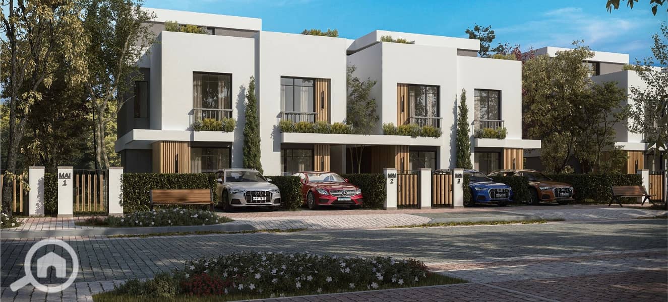Townhouse villa for sale in Lugar Compound, New Sheikh Zayed - Widok 5