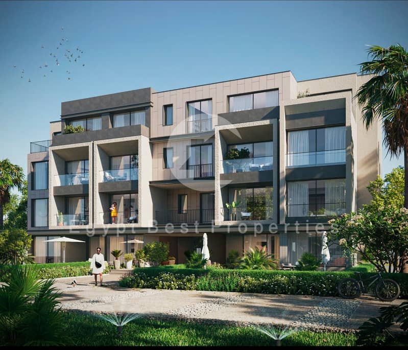 3 Bedrooms Apartment For Sale in PX Palm Hills Fully Finished 10 Year installments Discount Up To 40% - Widok 2