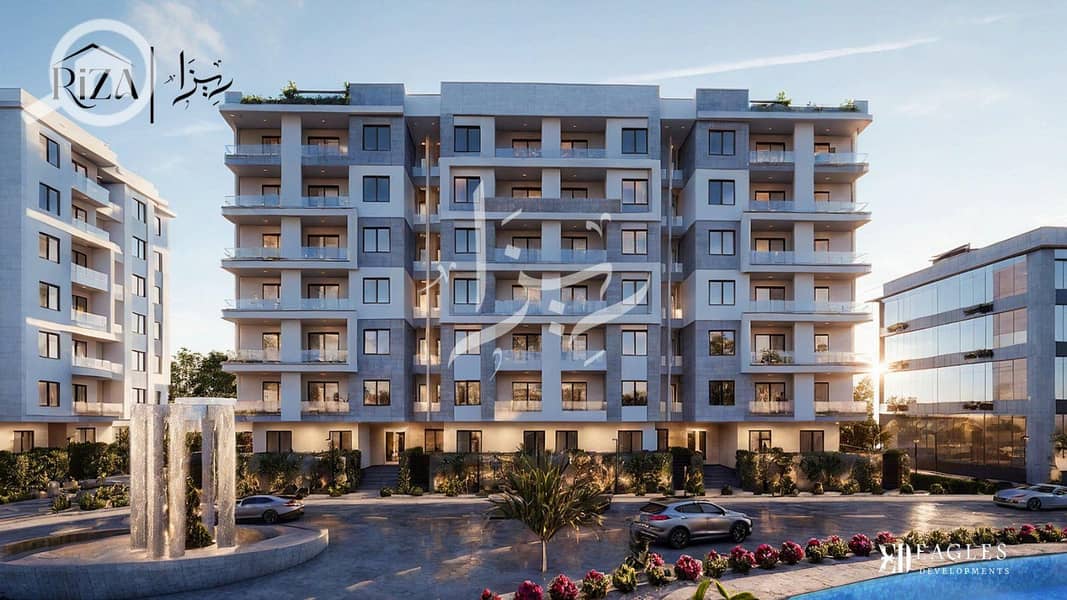 Next to Al Ahly Club, a 156m² apartment with private parking is for sale in Sheikh Zayed with a 10% down payment and the cheapest monthly installment. – pohled 5