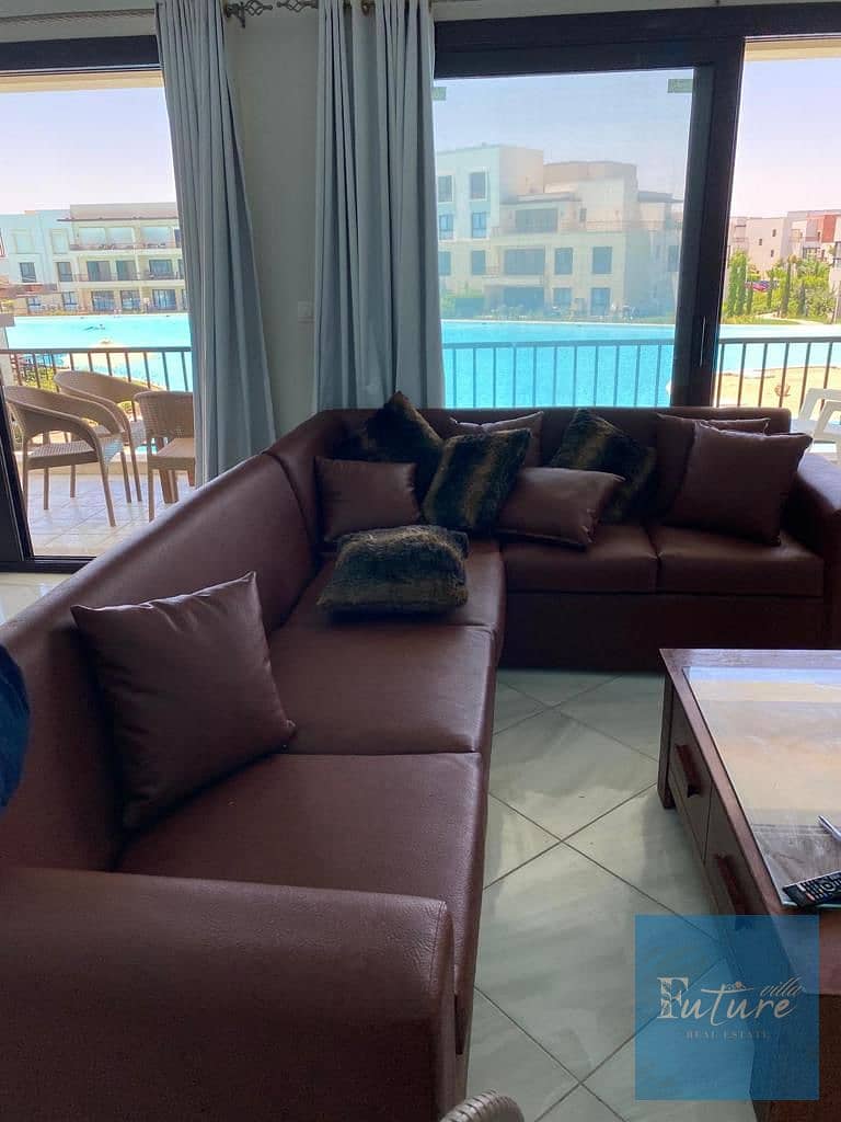 Chalet for rent marassi blanca sidi abdelraman first row lagoon 3 bedrooms luxurious furniture - Widok 6