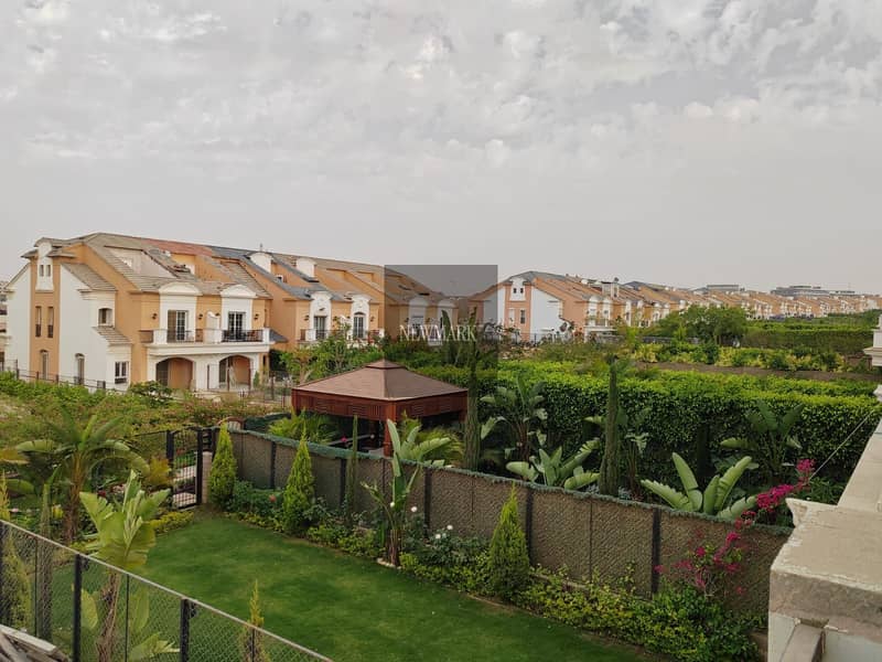 For Rent Twin house 315 m in Layan 4 bedrooms in Golden Square New Cairo 5th settlement Direct on Ben Zayed Road next to Villette and Mivida - Daha fazla