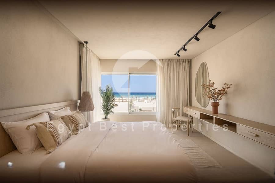First Sea Row Standalone Villa Fully Finished & Equipped Over 10 Years Plan At The Med In The Heart Of Ras El-Hekma - Widok 6