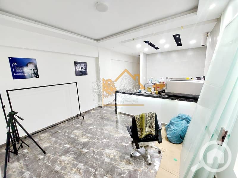 Distinctive office space for rent 180m (Smouha - Zaki Rajab Main Street - Brand Tower) 28,000 EGP monthly - Mehr