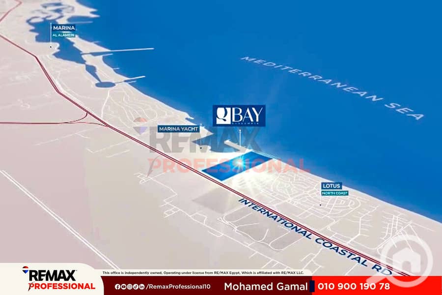 Open sea and pool view chalet for sale at Q Bay - North Coast - Ansicht 4