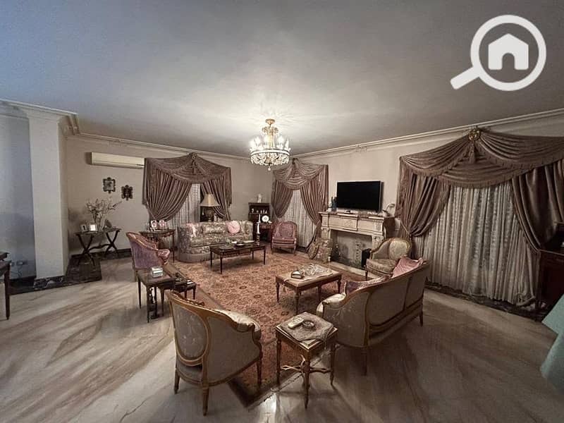 Villa for sale in Al Rehab 2 - Model Z - Land area 980 sq m - Built-up area 520 sq m - With private swimming pool - Ultra super lux furnished Locat - Widok 3