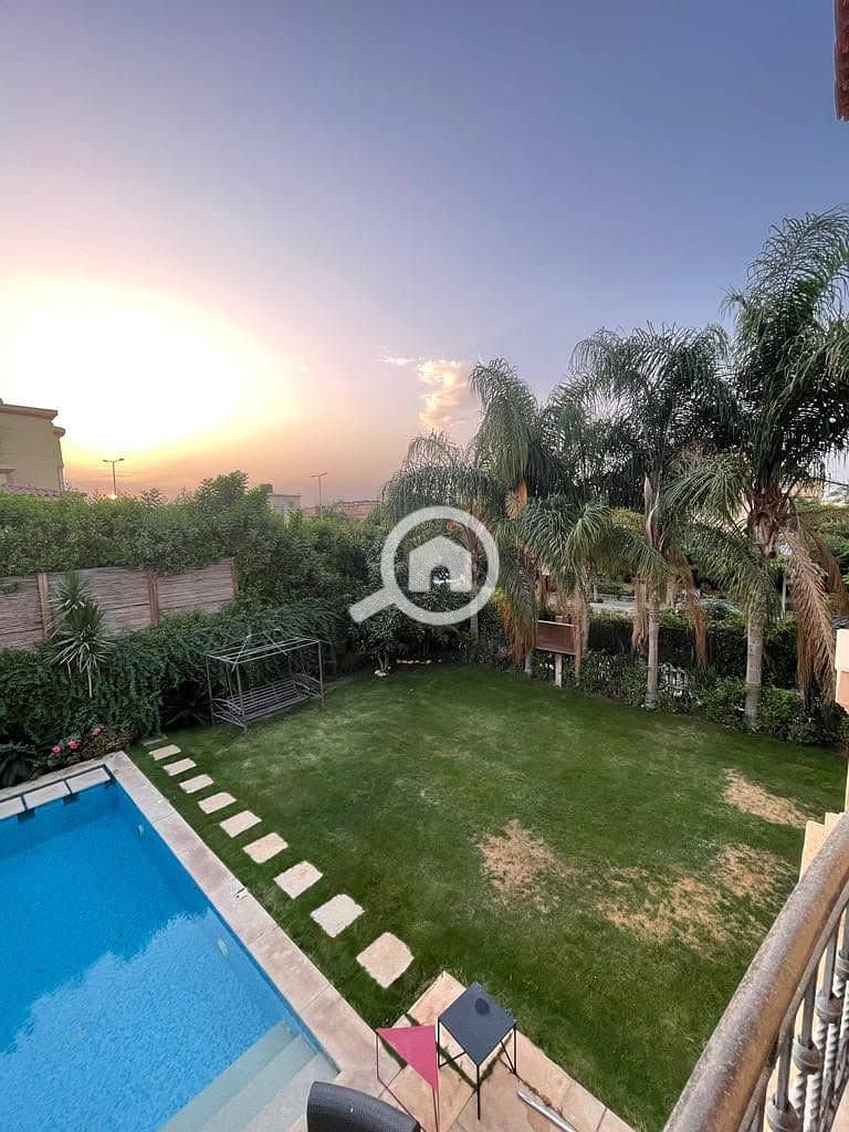 Villa for sale in Al Rehab 2 - Model Z - Land area 980 sq m - Built-up area 520 sq m - With private swimming pool - Ultra super lux furnished Locat - Więcej