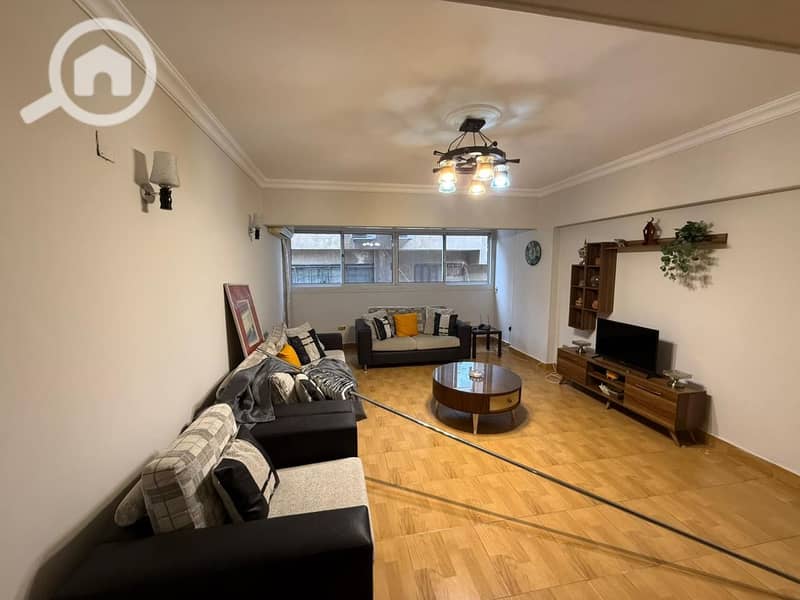 Furnished apartment for rent in Zahraa El Maadi on Al Zahraa main street next to Wadi Degla Club and the Kuwaiti mosque, new mattresses and new air conditioners, first occupancy, area 100 m - Ansicht 2