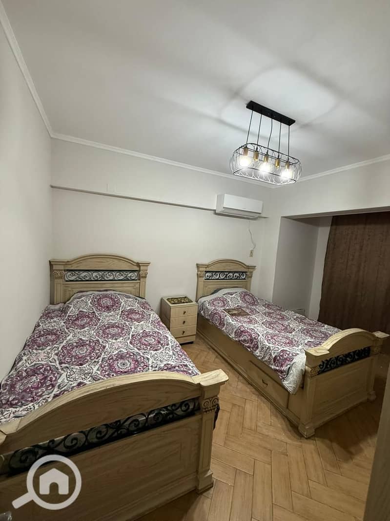 Furnished apartment for rent in Zahraa El Maadi on Al Zahraa main street next to Wadi Degla Club and the Kuwaiti mosque, new mattresses and new air conditioners, first occupancy, area 100 m - Ansicht 3