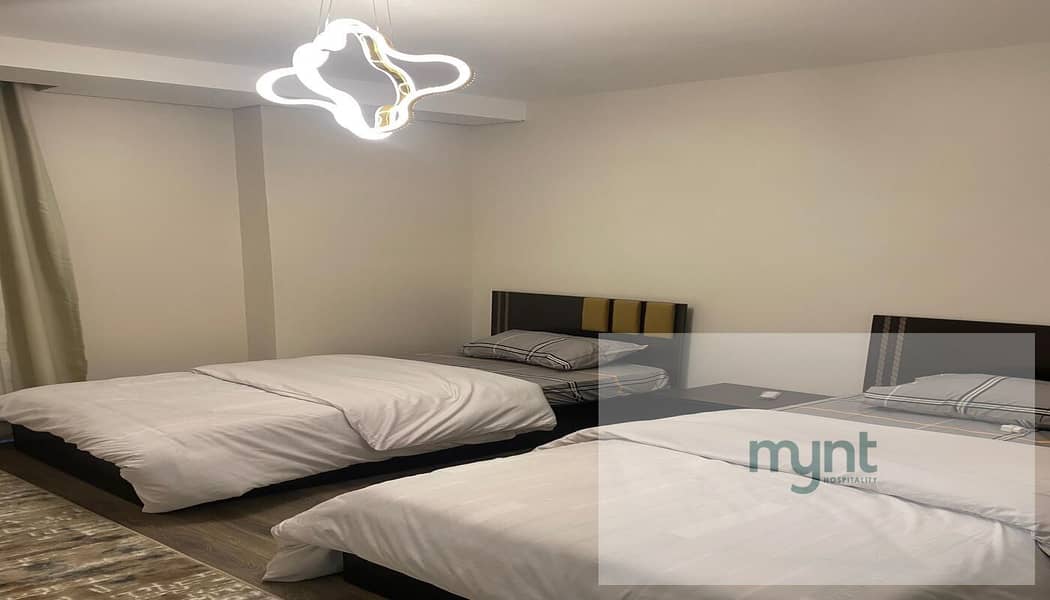 Furnished 3 Bedroom Apartment for Rent in ZED West Sheikh Zayed Unit Code OZW025 | MYNT Hospitality - Altro