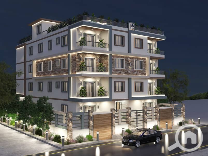 With a monthly installment of only 30,000 EGP over 6 years, own a repeated 215 sqm apartment with an open view of the landscape in New October, next to Badya Palm Hills and Degla Palms, in front of Ab Town. - Widok 4