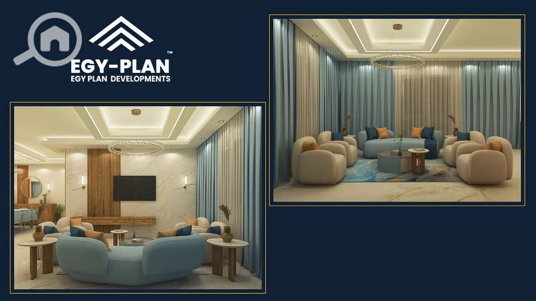 With a monthly installment of only 30,000 EGP over 6 years, own a repeated 215 sqm apartment with an open view of the landscape in New October, next to Badya Palm Hills and Degla Palms, in front of Ab Town. - Więcej