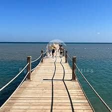 Deliver 2028 | Sea View Luxury 2 Bedrooms Ground Chalet Fully Finished With ACs In Newest WaterFront Launch In Gouna Over 5 Years Plan - Ansicht 3