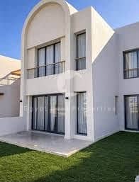 Deliver 2028 | Sea View Luxury 2 Bedrooms Ground Chalet Fully Finished With ACs In Newest WaterFront Launch In Gouna Over 5 Years Plan - Mehr