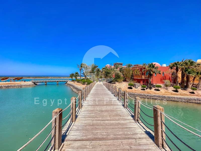 Sea View Luxury 3 Bedrooms Chalet Fully Finished With ACs Deliver 2028 In Newest WaterFront Launch In Gouna Over 5 Years Plan - Widok 5