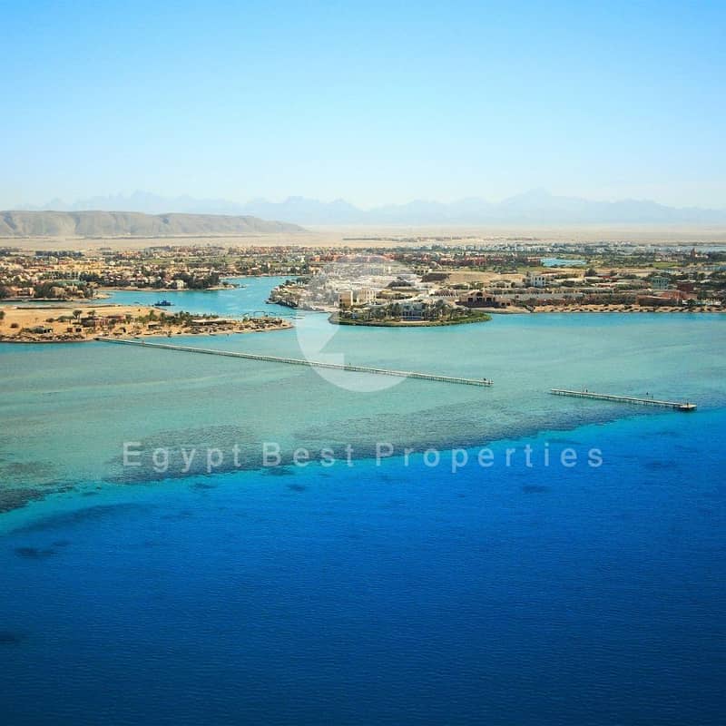Sea View Luxury 2 Bedrooms Chalet Fully Finished With ACs Over 5 Years Plan | At Gouna Red Sea - Widok 6