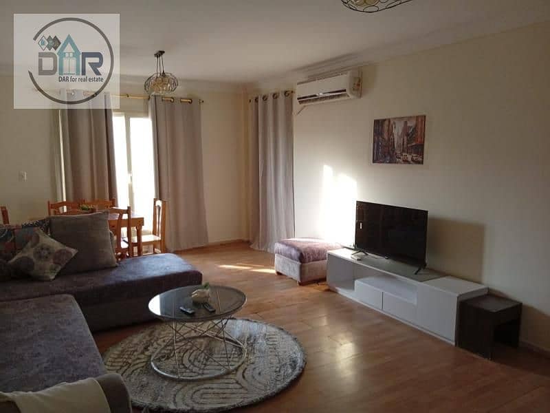 Furnished 3-bedroom hotel apartment in Dar Misr Compound, Sheikh Zayed, next to The Gate and Zed Towers, and all services. - Więcej