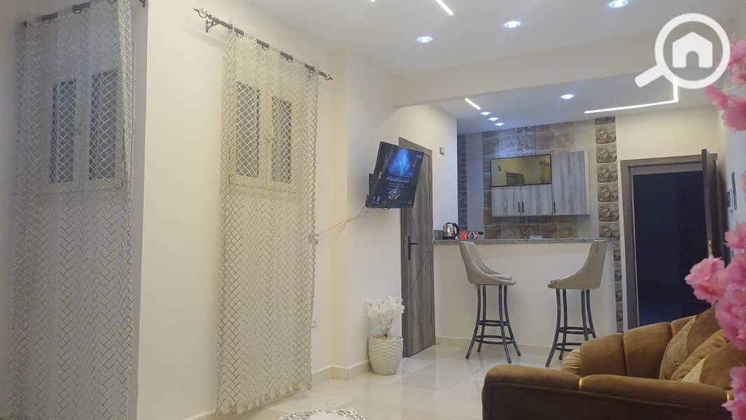 Furnished studio apartment for rent in Gardenia Heights. Area: 90 sq mConsists of 2 bedrooms, bathroom, and kitchenGround floor with private entranceSu - Widok 4