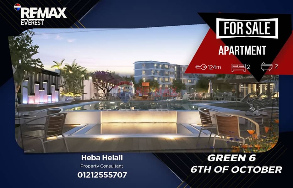 Semi-finished apartment in Green 6 -Open View - Widok 2