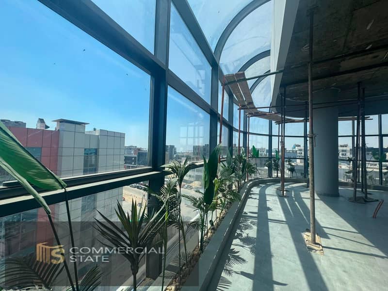 Finished Office at Eastlane 104m for Rent -New Cairo - Vista 3