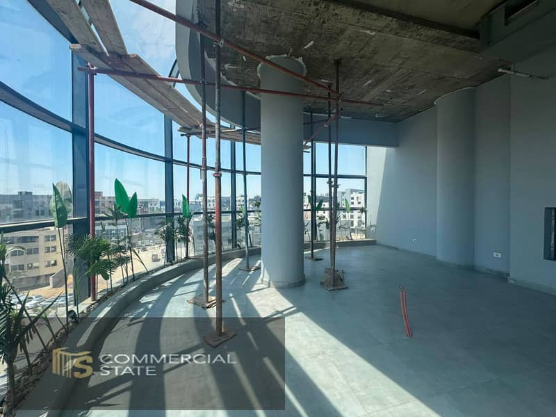 Finished Office at Eastlane 104m for Rent -New Cairo - Vista 4