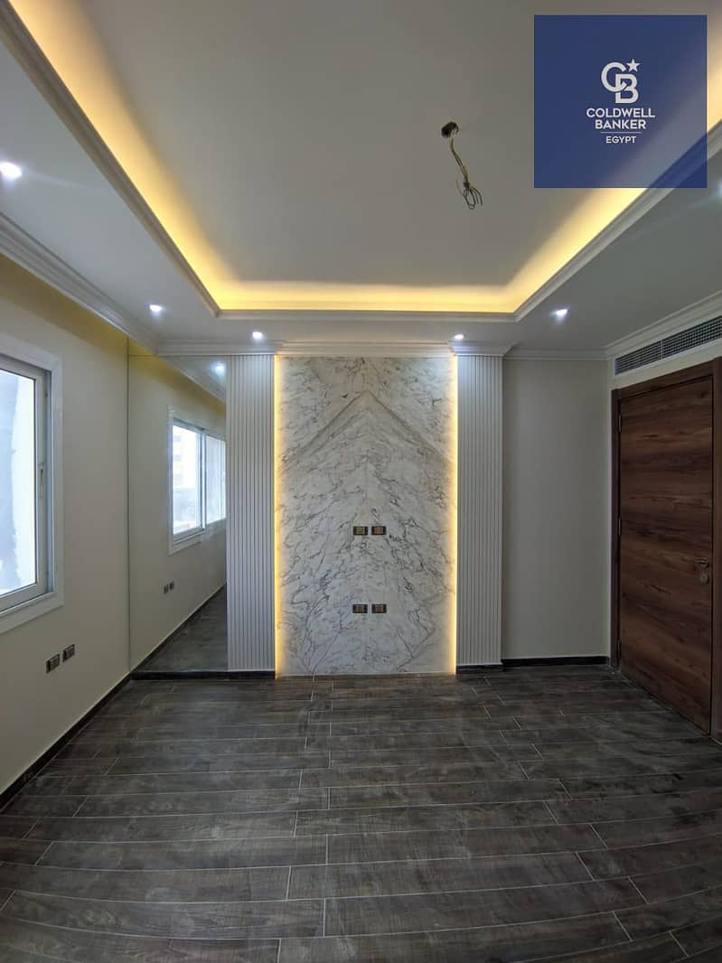 Twin house for rent, fully finished, ultra-modern, with air conditioning and kitchen, full sea landscape view, Layan Sabbour compound - Widok 6