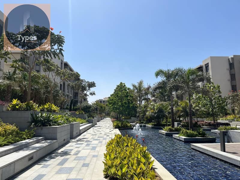 140 sqm apartment with garden for sale in New Cairo, immediate delivery, fully finished, 3 bedrooms, prime location near all services. Great value. - Widok 3